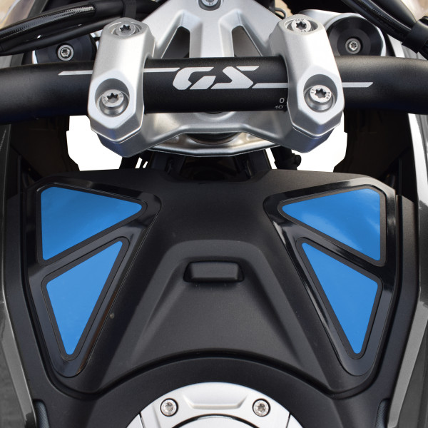 Pyramid Plastics Pyramid decals | bmw r 1300 gs storage compartment decal kit | light blue